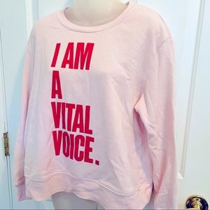 ‘I Am A Vital Voice’ crew neck sweatshirt